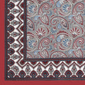 Mahanadi 310 TC Cotton Bed Sheet with 2 Pillow Covers - Printed - Clover Home Furnishings