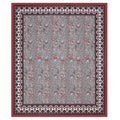 Mahanadi 310 TC Cotton Bed Sheet with 2 Pillow Covers - Printed - Clover Home Furnishings