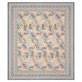 Mahanadi 310 TC Cotton Bed Sheet with 2 Pillow Covers - Printed - Clover Home Furnishings