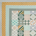 Mahanadi 310 TC Cotton Bed Sheet with 2 Pillow Covers - Printed - Clover Home Furnishings