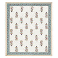 Mahanadi 310 TC Cotton Bed Sheet with 2 Pillow Covers - Printed - Clover Home Furnishings