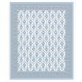 Mahanadi 310 TC Cotton Bed Sheet with 2 Pillow Covers - Printed - Clover Home Furnishings