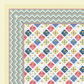 Mahanadi 310 TC Cotton Bed Sheet with 2 Pillow Covers - Printed - Clover Home Furnishings
