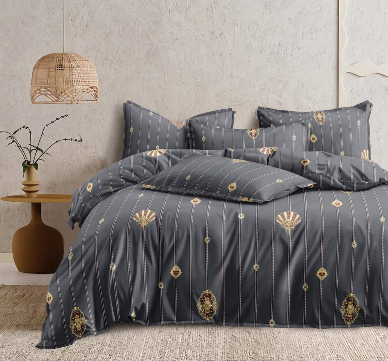 BS228: Vouge S. King Double Bed Sheets