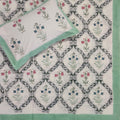 BS186: Block Print S. King Double Bed Sheets
