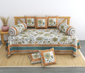 BS193: Karanpur Diwan Bed Sheet  Set