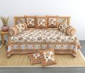 BS193: Karanpur Diwan Bed Sheet  Set