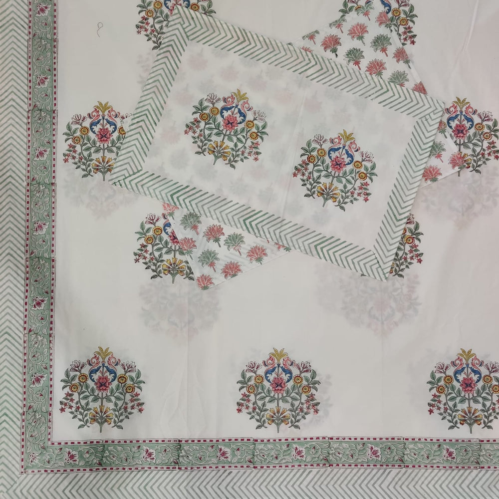BS187: Hastakala S. King Double Bed Sheets
