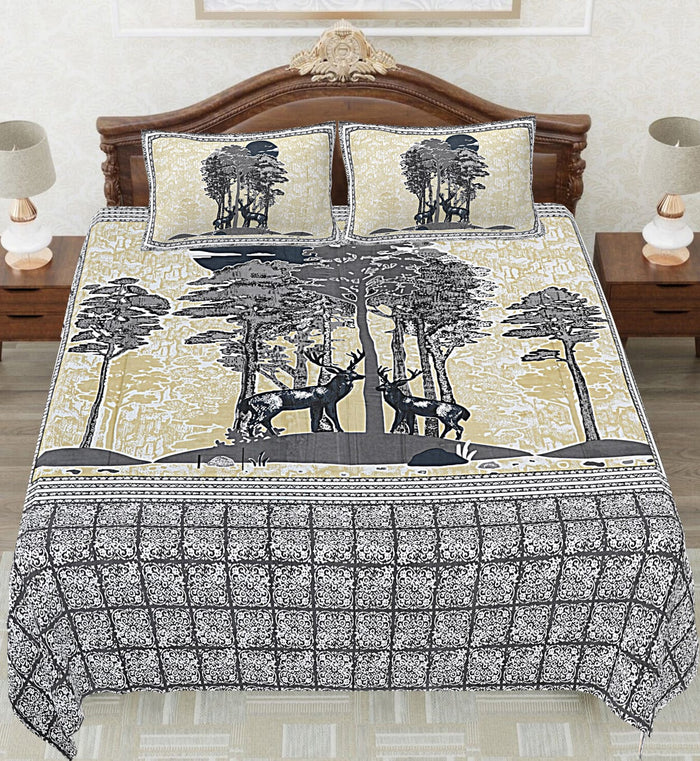 BS81: Ghoomer King Double Bed Sheets