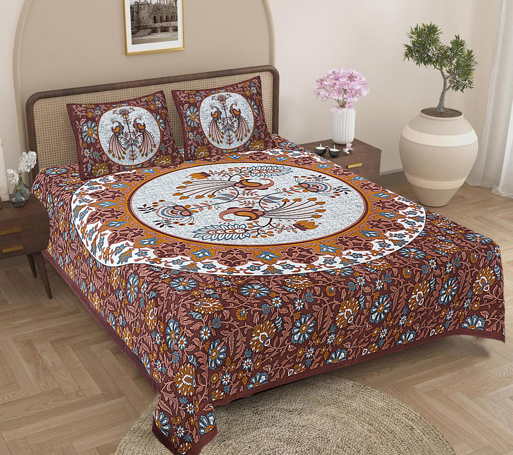 BS81: Ghoomer King Double Bed Sheets