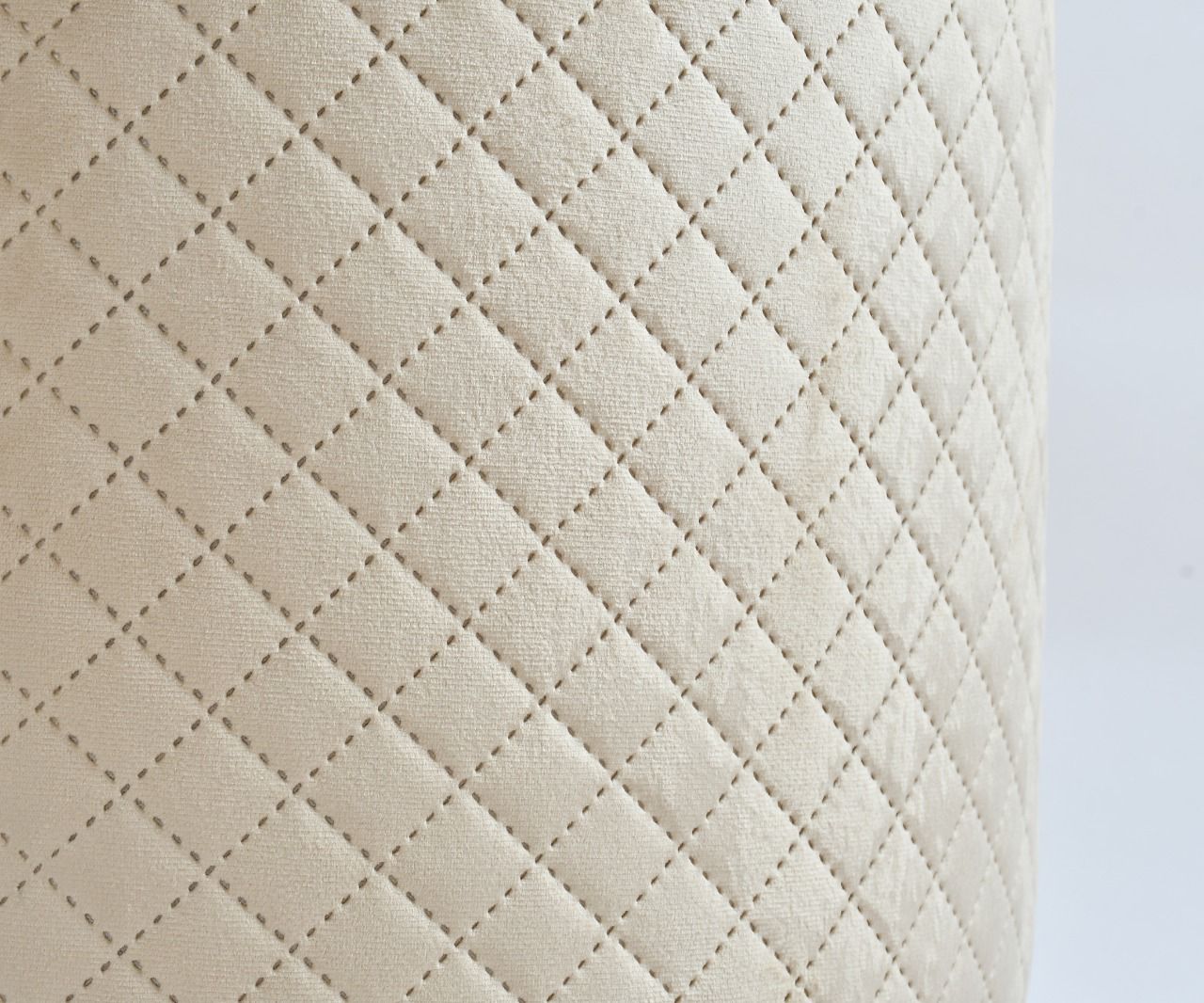 Kangra Ottoman Stool - White - Clover Home Furnishings