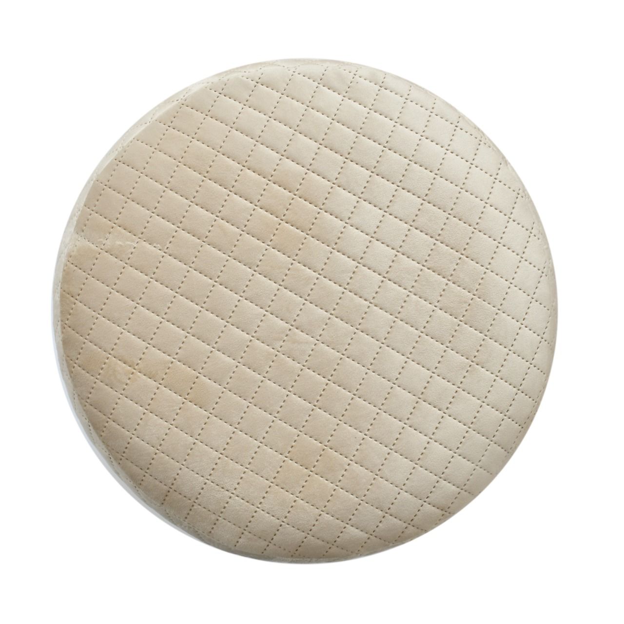 Kangra Ottoman Stool - White - Clover Home Furnishings