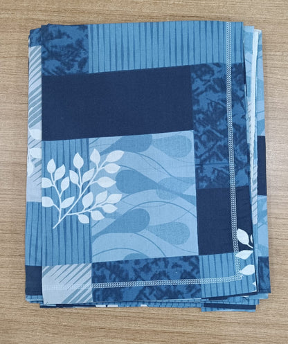 BS83: Indigo Cotton Single Bed Sheets