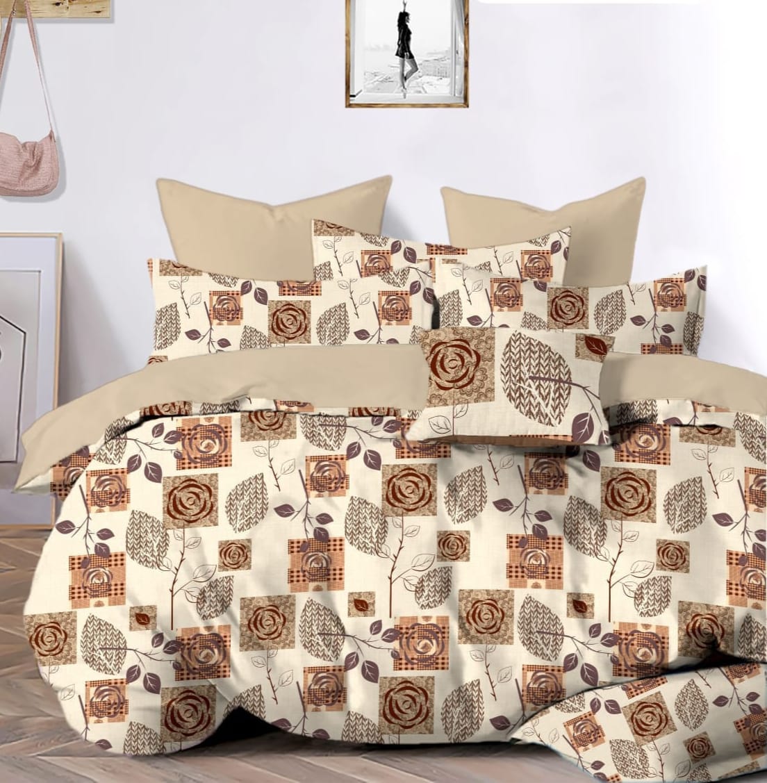 BS9: Camry Single Bed Sheets  (Pair Packing)