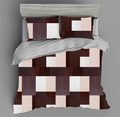 BS121:ANEMONE GIFT PACKING DOUBLE BED SHEET