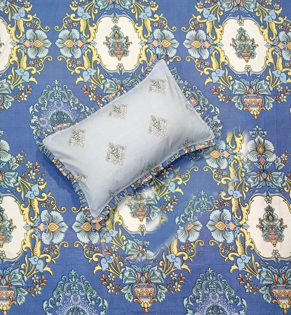BS202: Nestle Fitted S. King Double Bed Sheets