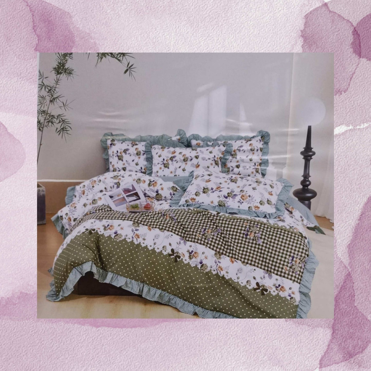 BS181: Nile Gift Packing Double Bed Sheets