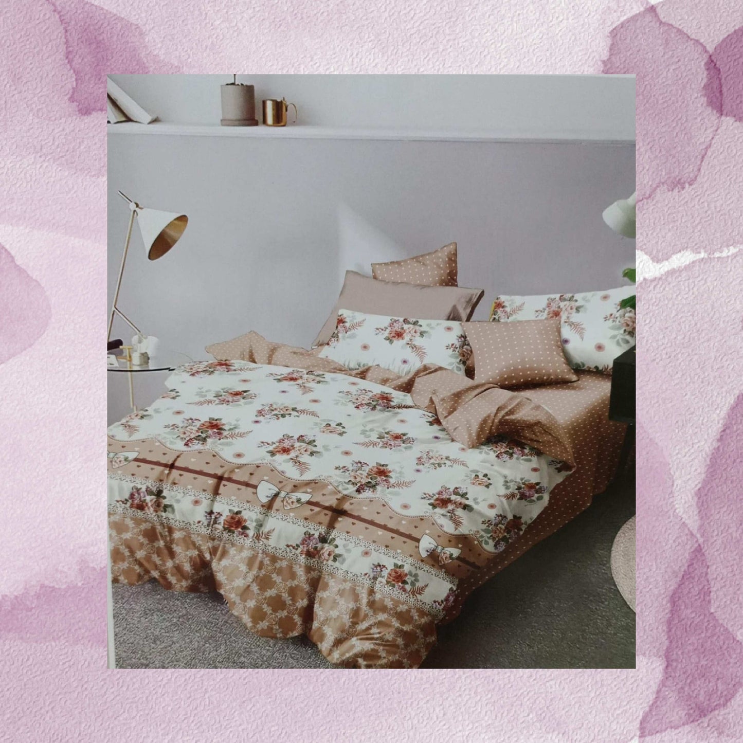 BS181: Nile Gift Packing Double Bed Sheets