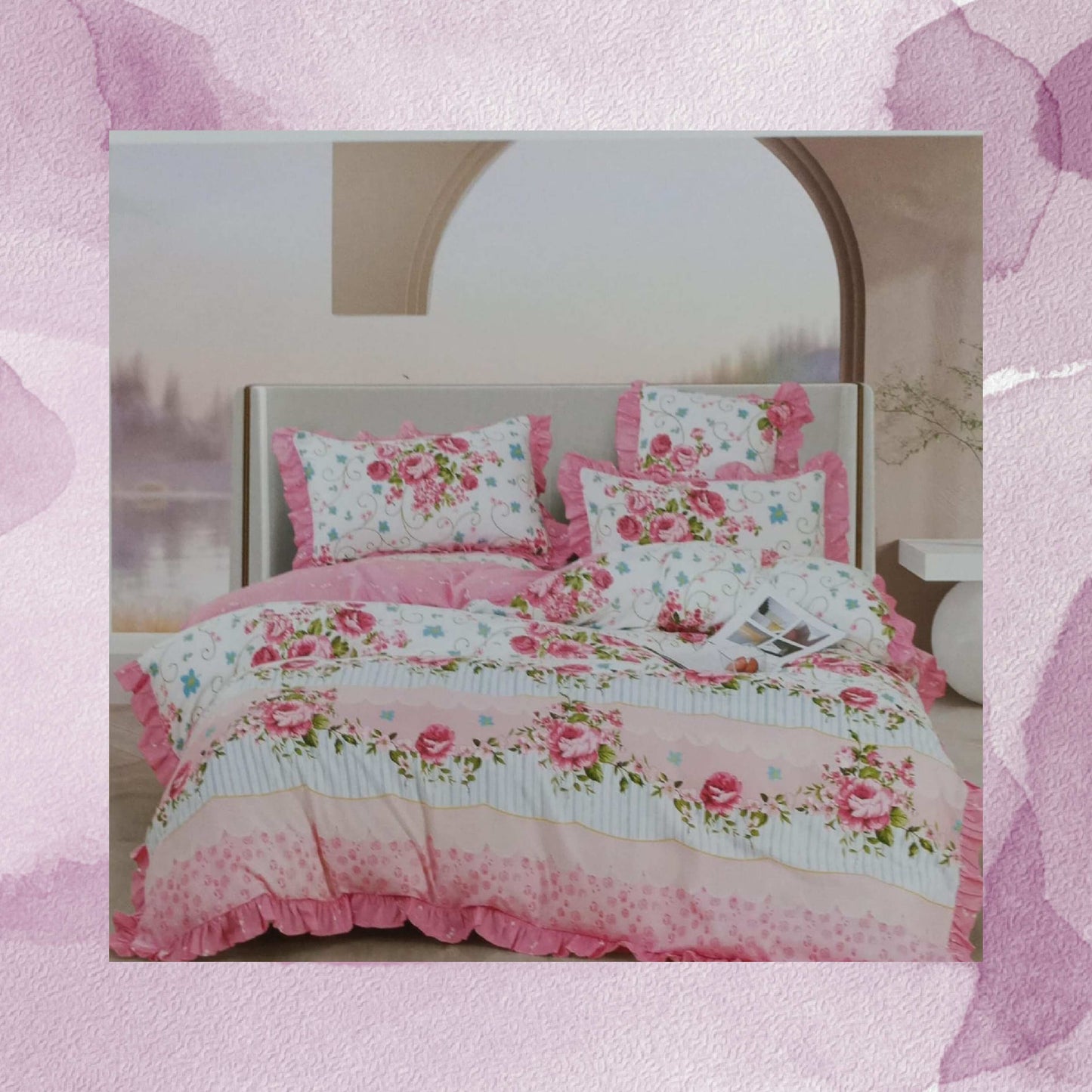 BS181: Nile Gift Packing Double Bed Sheets