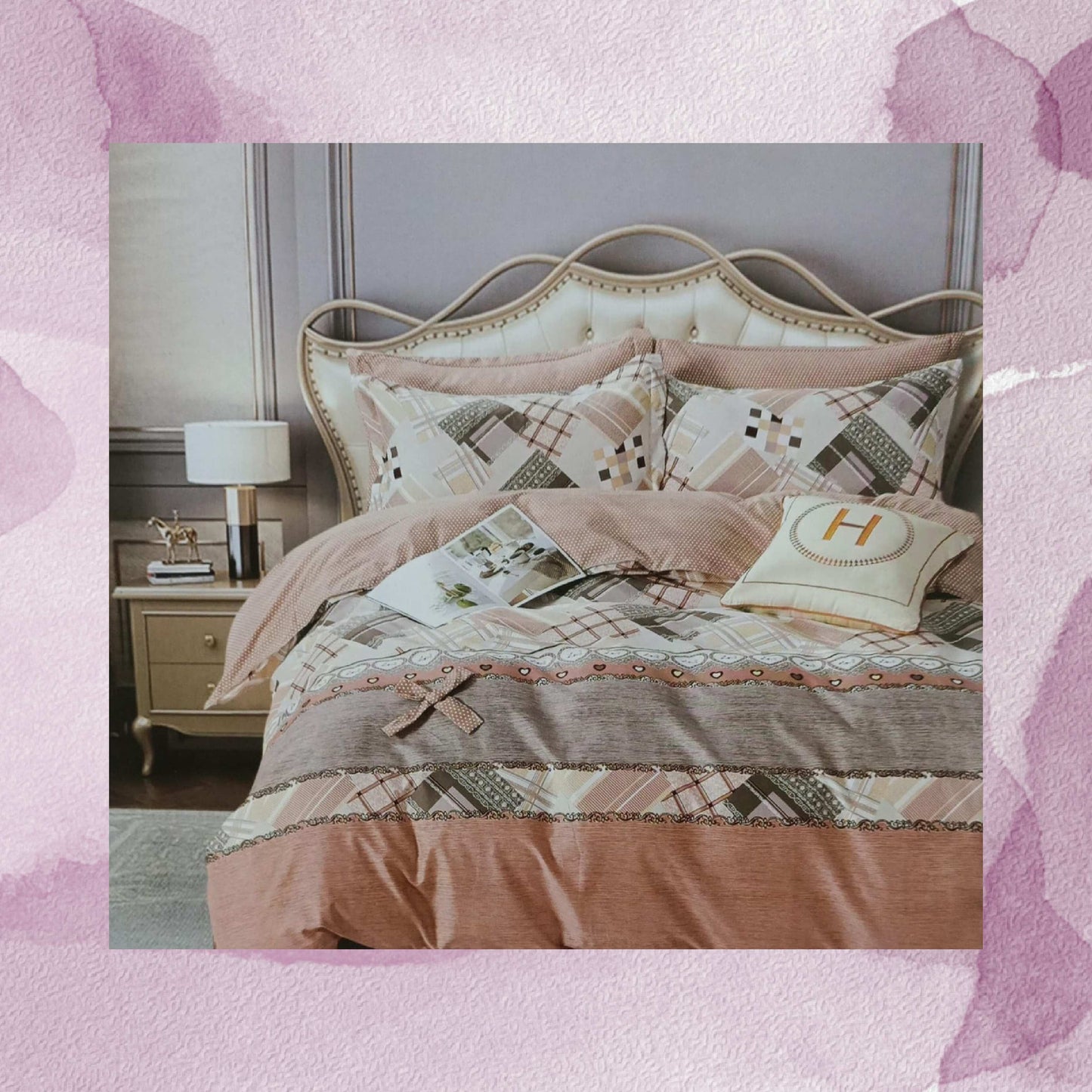 BS181: Nile Gift Packing Double Bed Sheets